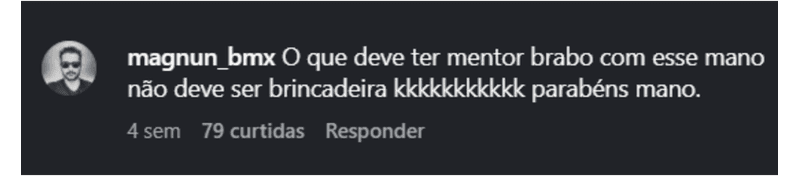 magnun_bmx: O que deve ter mentor brabo com esse mano não deve ser brincadeira. Parabéns.